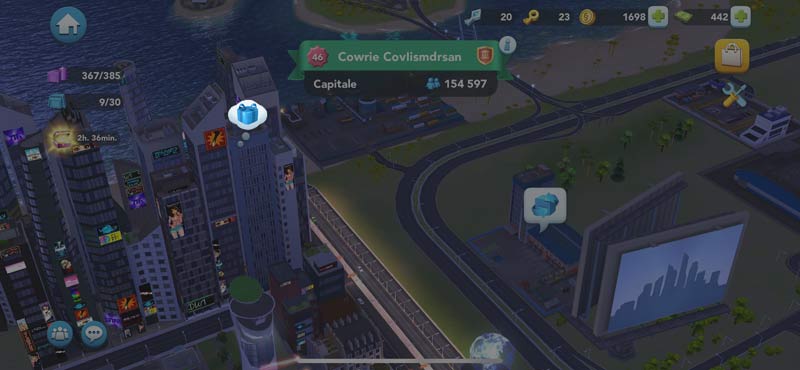 cadeaux produits usine Simcity Buildit