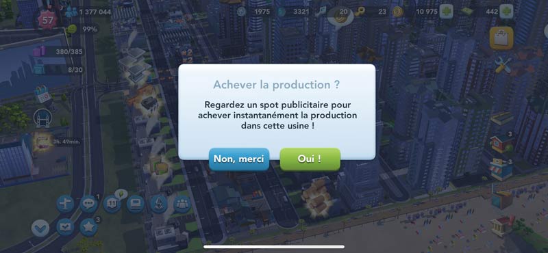 USINE NANOTECHNOLOGIE SIMCITY ACCELERER